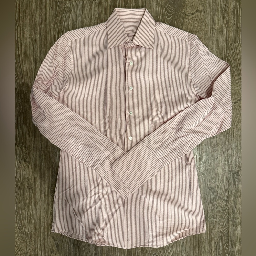 Men's Pink Striped Shirt